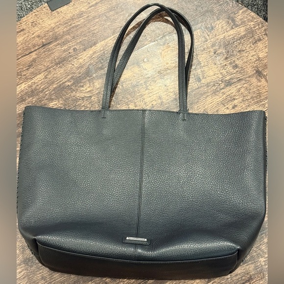 Rebecca Minkoff Black Structured Tote Bag - Picture 2 of 6